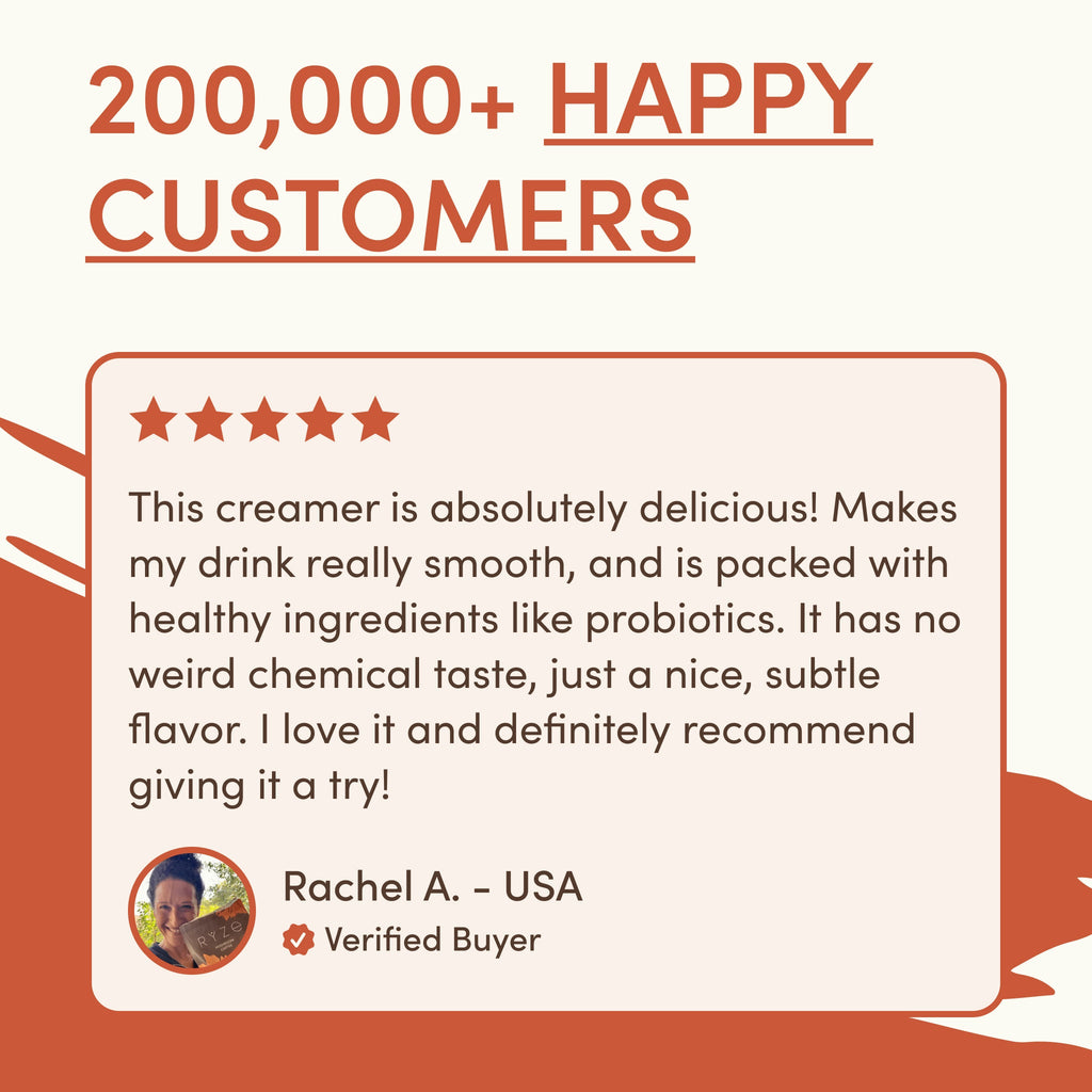 RYZE Superfood Creamer for Daily Coffee (30 Servings)