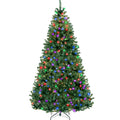 Premium Artificial Pre-Lit Pine Christmas Tree w/ 1,000 Tips 250 Lights