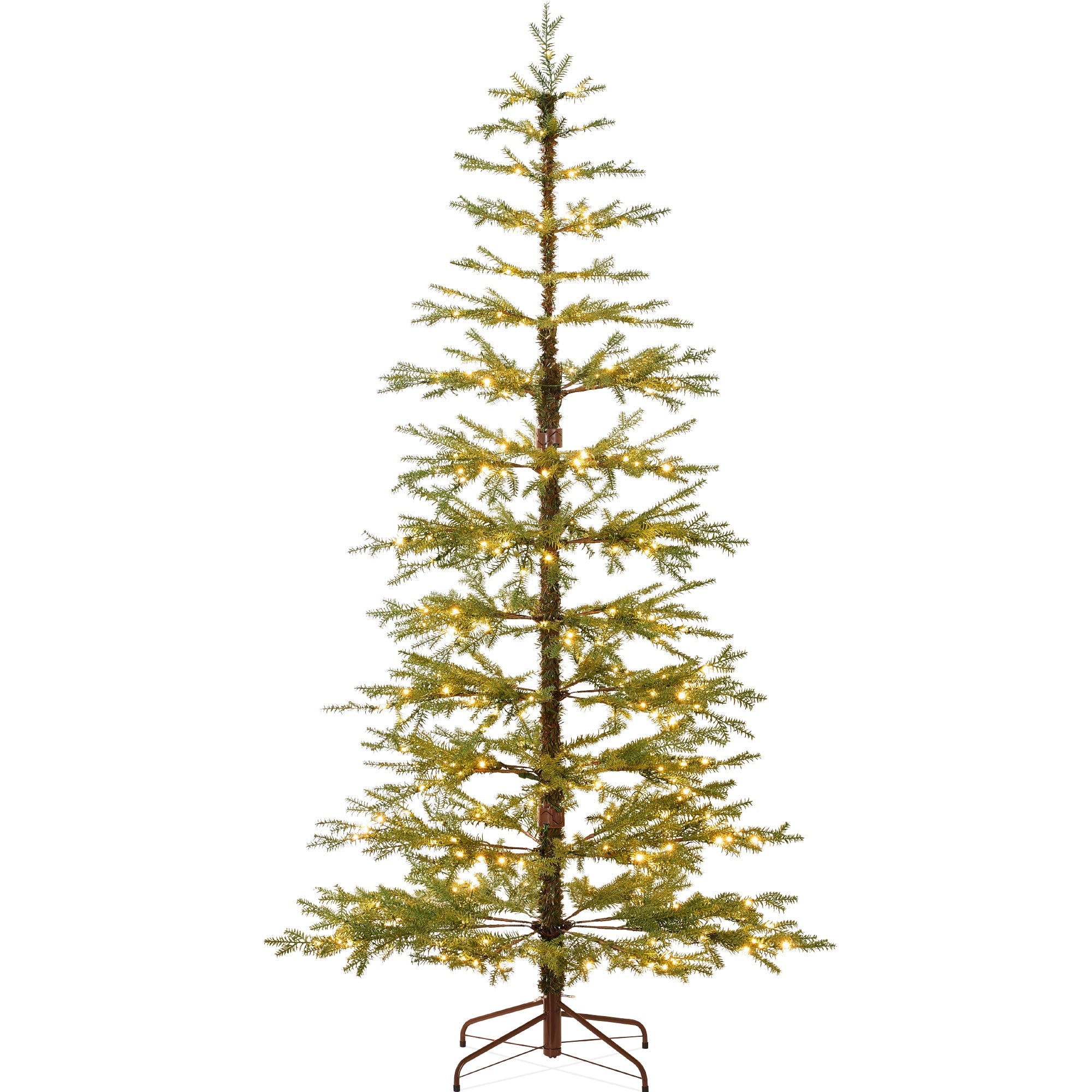 Pre-Lit Sparse Christmas Tree w/ 2-in-1 LED Lights Cordless Connection