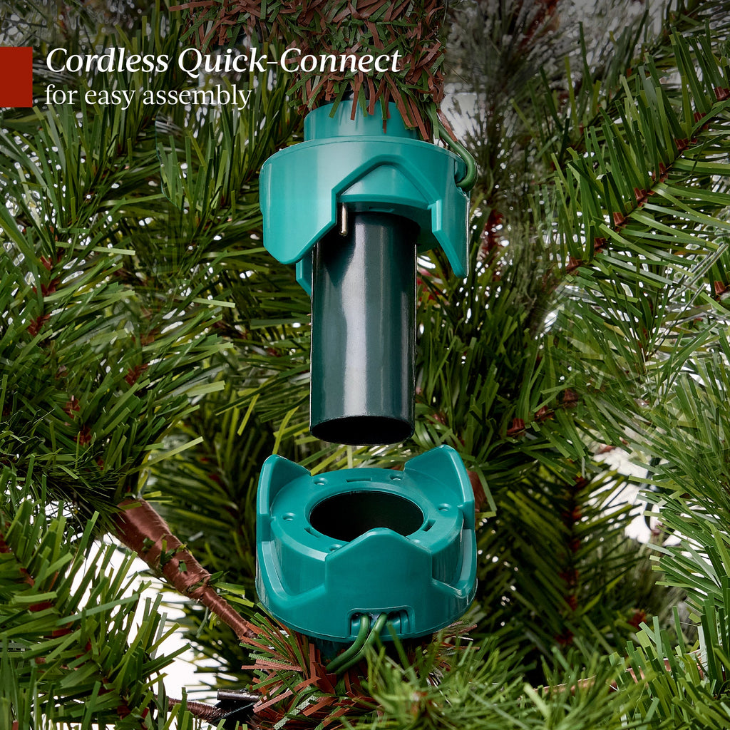 Pre-Lit Sparse Christmas Tree w/ 2-in-1 LED Lights Cordless Connection