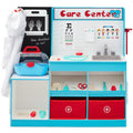 Pretend Play Doctor's Office Kids Wooden Toy Set w/ Accessories Included