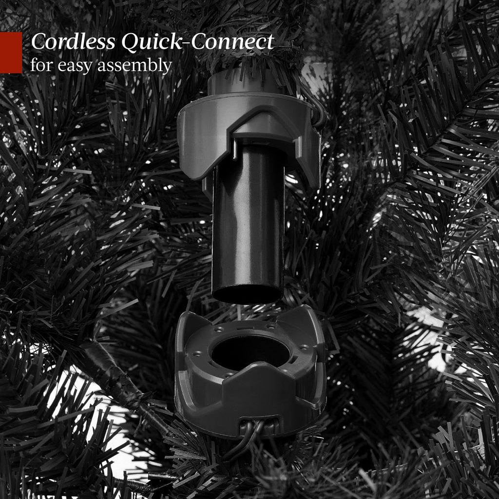 Pre-Lit Sparse Christmas Tree w/ 2-in-1 LED Lights Cordless Connection