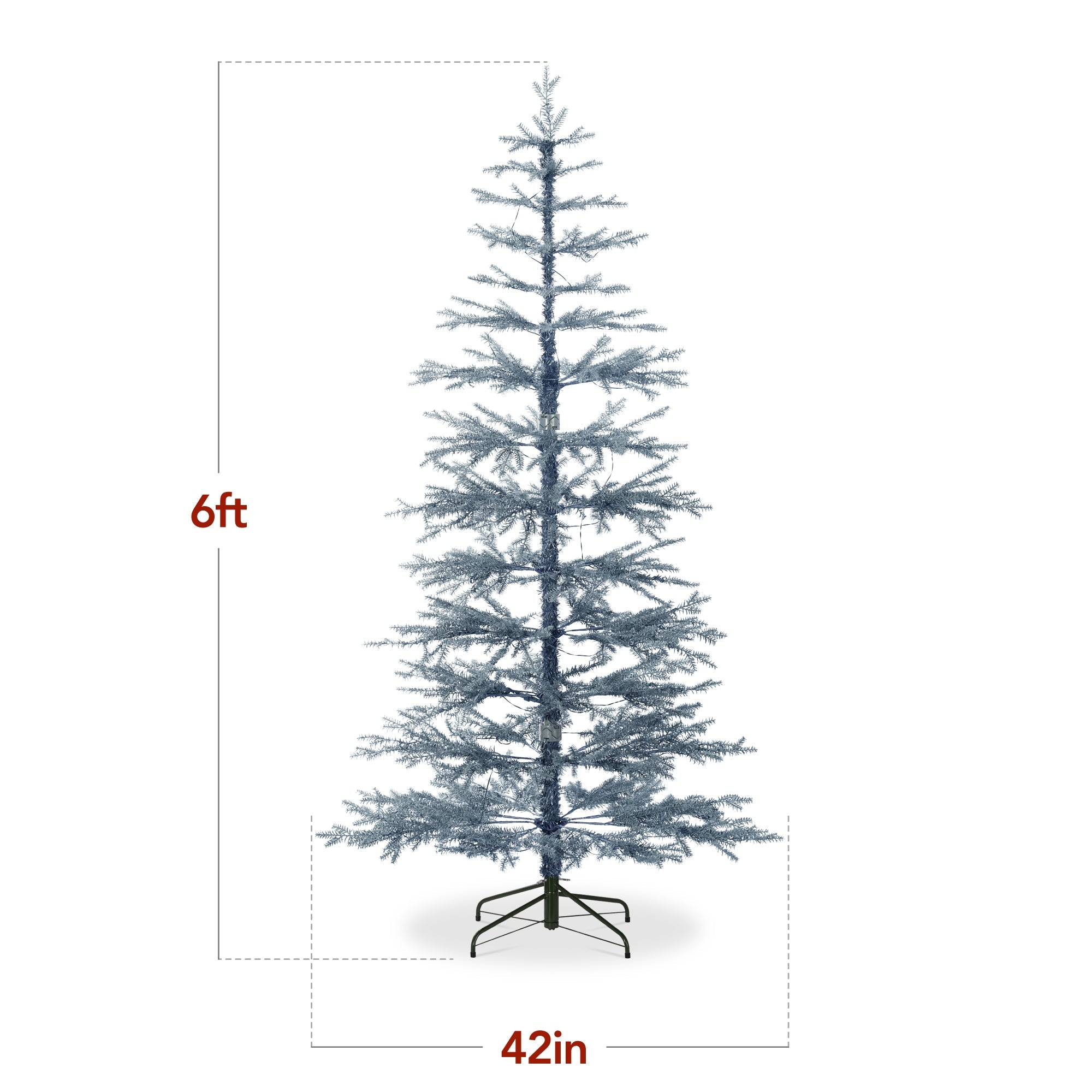 Pre-Lit Sparse Christmas Tree w/ 2-in-1 LED Lights Cordless Connection