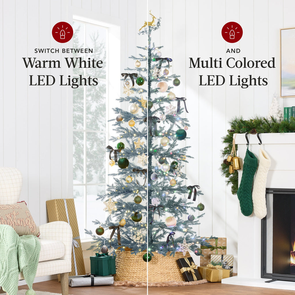 Pre-Lit Sparse Christmas Tree w/ 2-in-1 LED Lights Cordless Connection