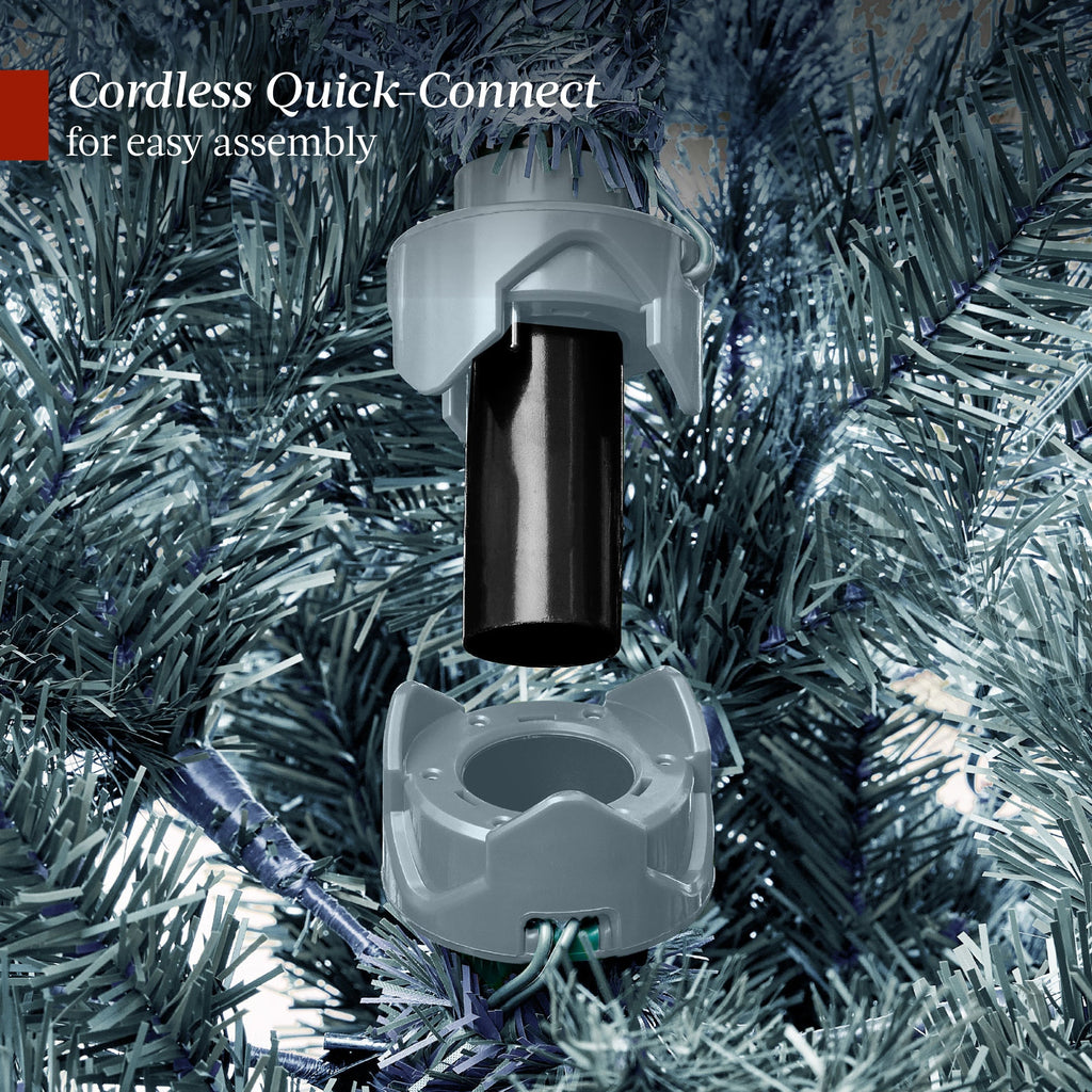 Pre-Lit Sparse Christmas Tree w/ 2-in-1 LED Lights Cordless Connection